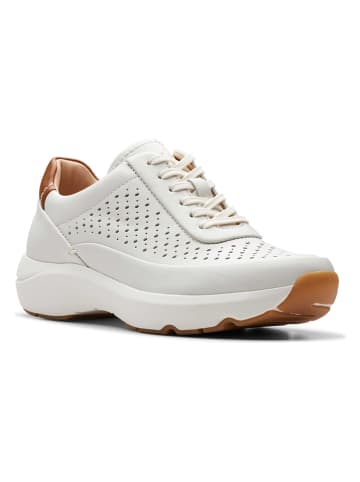 Clarks Leder-Sneakers "Tivoli Grace" in Creme