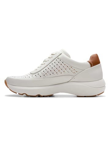 Clarks Leder-Sneakers "Tivoli Grace" in Creme