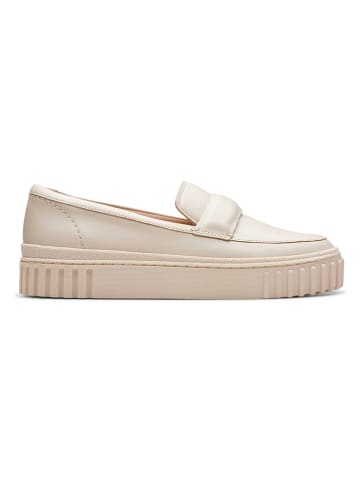 Clarks Leren instappers "Mayhill Cove" beige