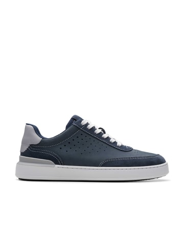 Clarks Leder-Sneakers "Courtlite Run" in Dunkelblau