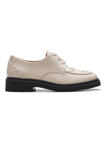 Clarks Leren veterschoenen "Splend Weave" beige
