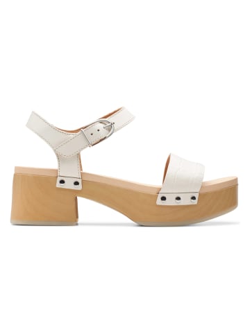 Clarks Leder-Sandaletten "Sivanne Bay" in Creme