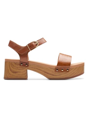 Clarks Leren haksandalen "Sivanne Bay" lichtbruin