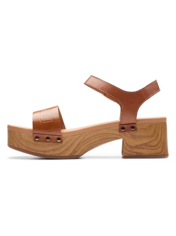 Clarks Leren haksandalen "Sivanne Bay" lichtbruin