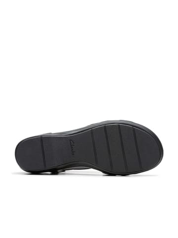Clarks Leder-Sandaletten "Tuleah May" in Schwarz