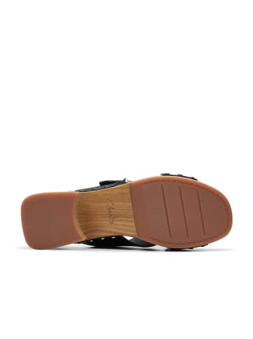 Clarks Leren slippers "Sivanne Walk" zwart