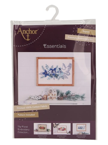 Anchor Stick-Set "Peace" in Blau/ Weiß