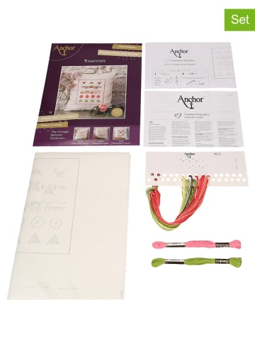 Anchor Stick-Set "Vintage Roses" in Bunt