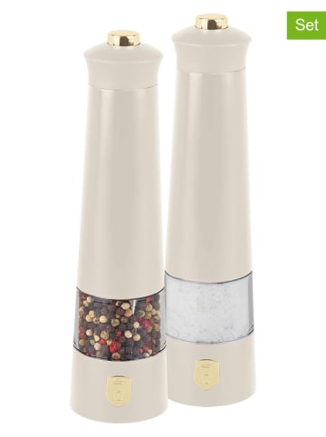 Berlinger Haus 2-delige set: elektrische zout- en pepermolen crème - (H)23,5 cm