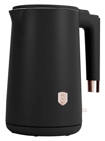 Berlinger Haus Wasserkocher in Schwarz/ Roségold - 1,7 l