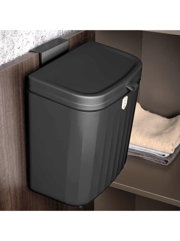 Berlinger Haus Mülleimer in Schwarz/ Roségold - 7 l