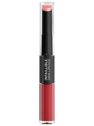 L'Oréal Paris Lippenstift "Infaillible 2-Step - 501 Timeless Red", 5,7 g