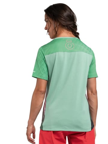 Schöffel Funktionsshirt "Valbella" in Grün/ Rosa