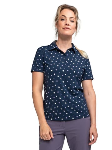 Schöffel Functioneel poloshirt "Achhorn" donkerblauw