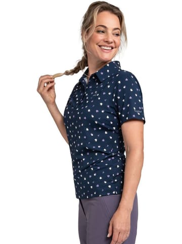 Schöffel Functioneel poloshirt "Achhorn" donkerblauw
