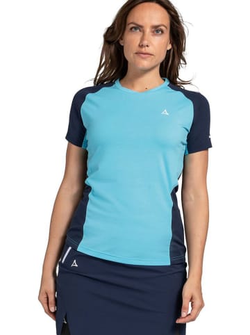 Schöffel Funktionsshirt "Solvorn 1" in Blau/ Dunkelblau