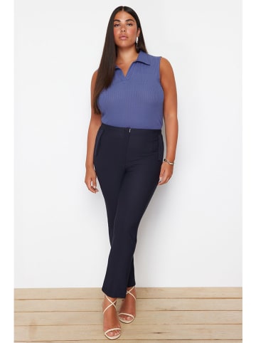 trendyol Broek donkerblauw