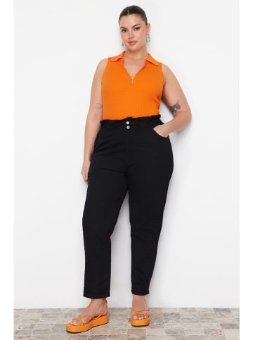 trendyol Spijkerbroek - mom fit - zwart