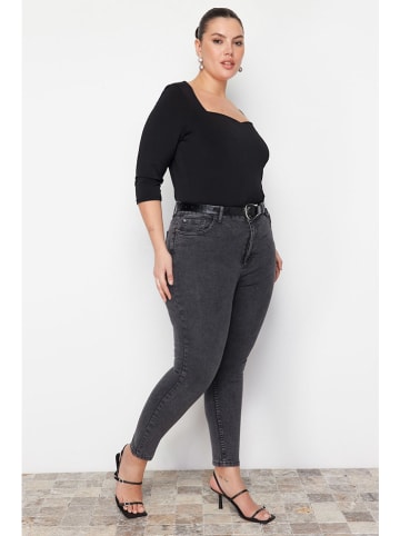 trendyol Spijkerbroek - skinny fit - Anthrazit