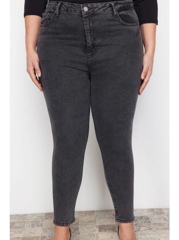 trendyol Spijkerbroek - skinny fit - Anthrazit