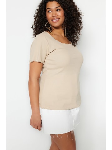 trendyol Shirt in Beige