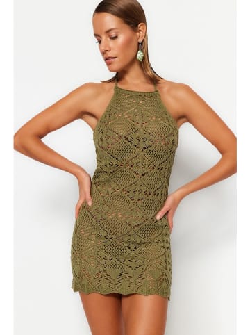 trendyol Strickkleid in Khaki