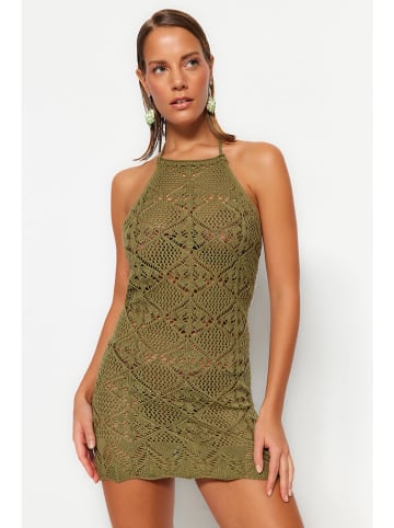 trendyol Strickkleid in Khaki