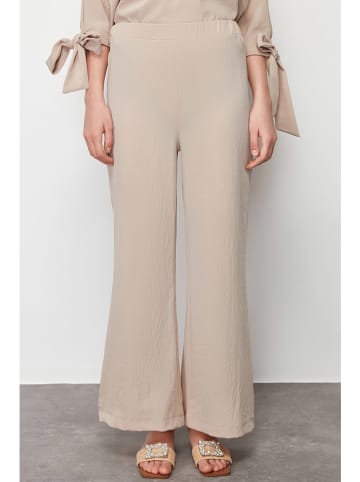 trendyol 2-delige outfit zandkleurig