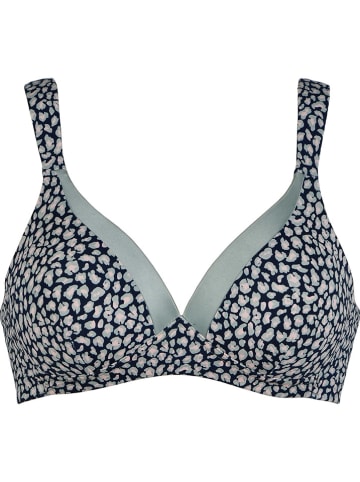 Naturana Beugelloze beha donkerblauw/mintgroen