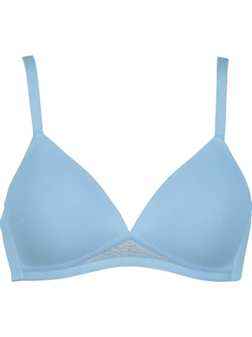 Naturana Bügelloser BH in Hellblau