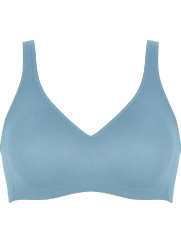 Naturana Bügelloser BH in Hellblau