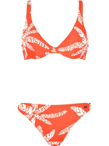 Naturana Bikini w kolorze pomarańczowo-kremowym