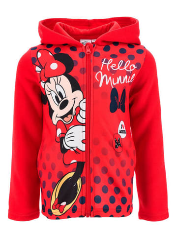 Disney Minnie Mouse Bluza "Minnie" w kolorze czerwonym ze wzorem