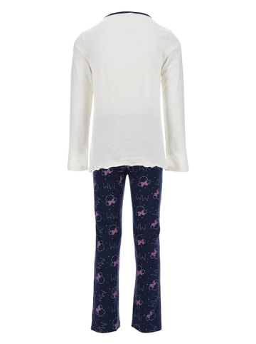 Disney Minnie Mouse Pyjama "Minnie" wit/donkerblauw