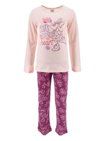 Disney Minnie Mouse Pyjama "Minnie" lichtroze/paars