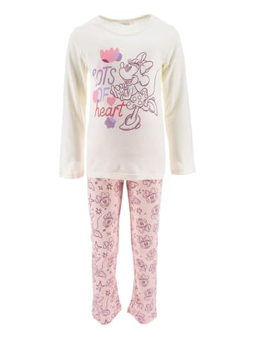 Disney Minnie Mouse Pyjama "Minnie" crème/lichtroze