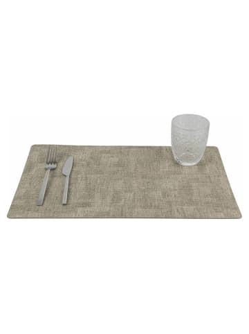 Villa d´Este 6er-Set: Tischsets in Grau - (L)45 x (B)30 cm