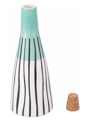 Villa d´Este Ölspender "Venice" in Weiß/ Schwarz/ Türkis - 532 ml