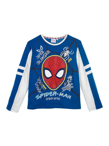 Spiderman Longsleeve "Spiderman" in Blau/ Weiß/Rot