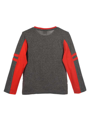 Spiderman Longsleeve "Spiderman" rood/grijs