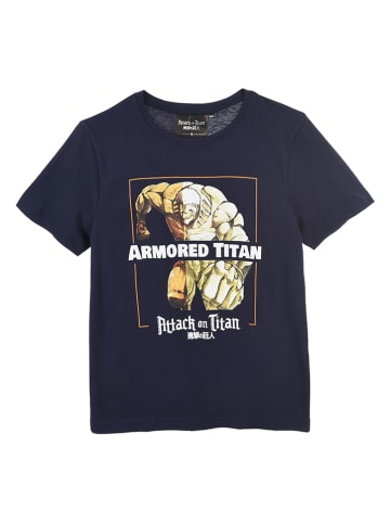 Titan Koszulka "Atak Tytanów" w kolorze granatowym