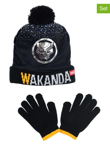 Avengers 2tlg. Winteraccessoires-Set "Avengers" in Schwarz