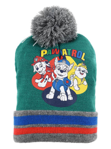 Paw Patrol Bommelmütze "Paw Patrol" in Grau/ Grün