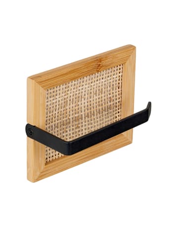 Wenko Toilettenpapierhalter in Hellbraun - (B)15 x (H)12 x (T)6,5 cm