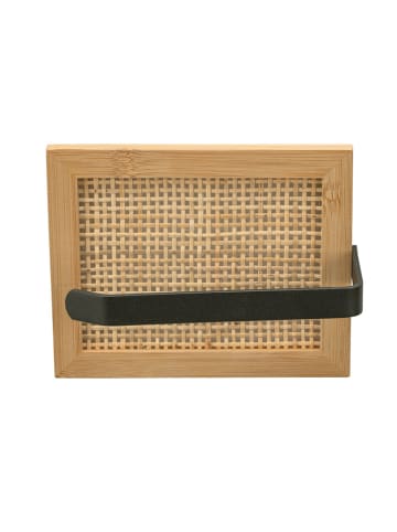 Wenko Toiletrolhouder lichtbruin - (B)15 x (H)12 x (D)6,5 cm