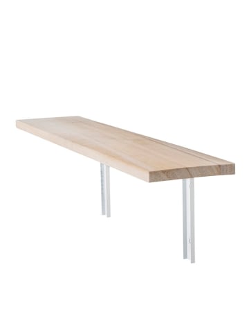 Bloomingville mini Wandregal "Fergus" in Nature - (B)50 x (H)13,5 x (T)10 cm