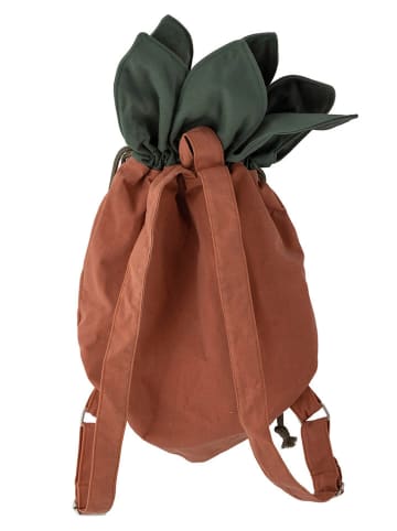 Bloomingville Rucksack in Orange/ Grün - (B)30,5 x (H)44 cm  - ab 2 Jahren