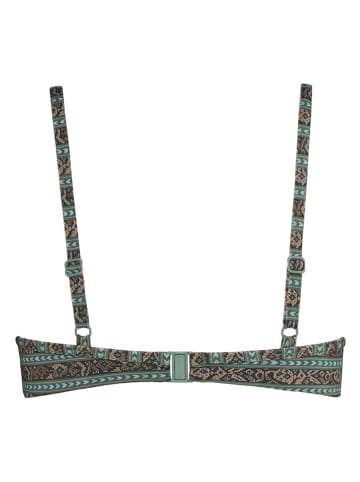 Marlies Dekkers Bikinitop lichtbruin/lichtblauw/groen