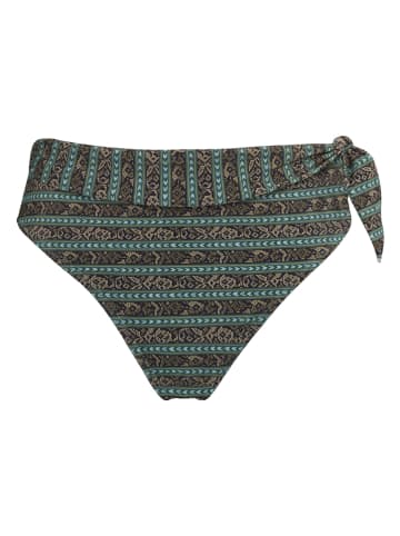 Marlies Dekkers Figi bikini "Bebali" w kolorze jasnobrązowo-błękitno-zielonym
