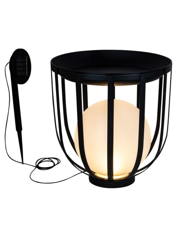 Profigarden Solarna lampa zewnętrzna LED w kolorze czarnym - 30 x 32 x 30 cm